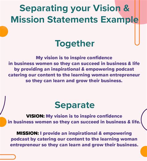 mission statement examples for business.